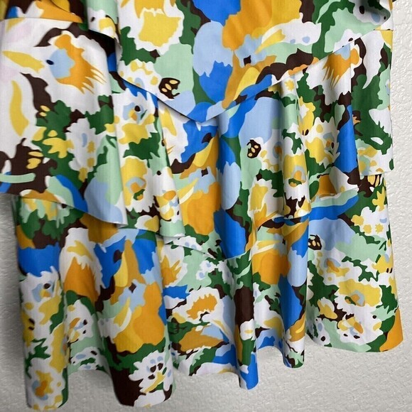 Summer Mae Women's Blue Pink Halter Tankini Swim Top Padded Bra Size Large New - Picture 7 of 8